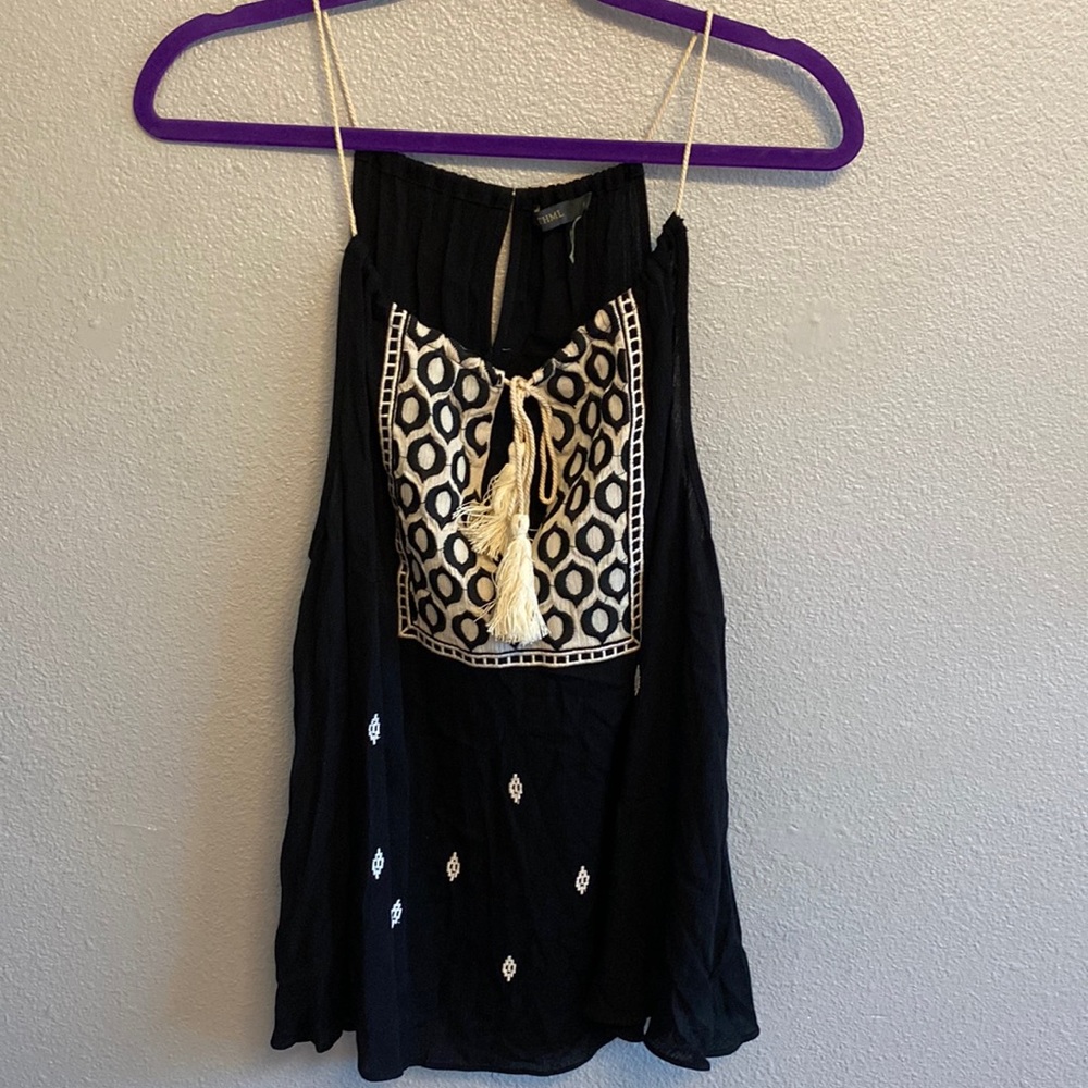 THML- Boho style string tank top- Size medium